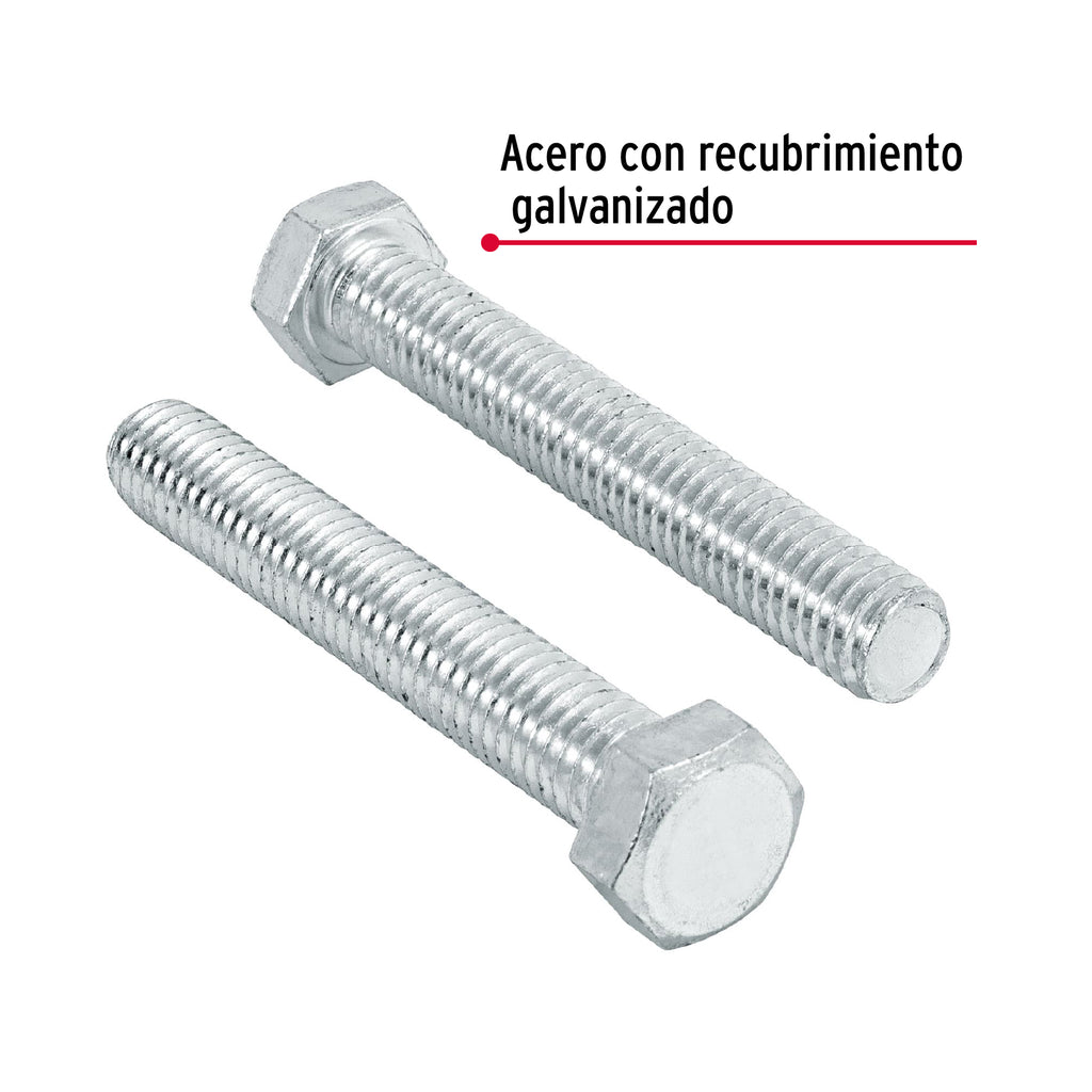 Tornillos Hexagonales Prime-Line 3/8"-16 X 1 1/2" - Acero Galvanizado - Pack De 50 Unidades
