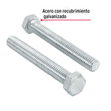 TORNILLO MÁQUINA GALVANIZADO 3/8 X 3' CAJA C/40 PZAS