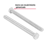 TORNILLO ACERO GALVANIZADO TIPO MÁQUINA, 3/8X4-1/2" POR PIEZA