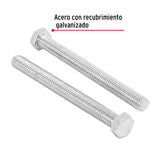 TORNILLO MÁQUINA GALVANIZADO 3/8 X 4' POR PIEZA