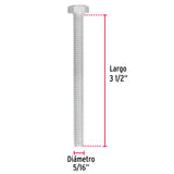 TORNILLO MÁQUINA GALVANIZADO 5/16 X 3 1/2 CAJA C/50 PZAS