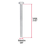 TORNILLO TIPO MAQUINA 5/8" X 3-1/2" TIPO MAQUINA, FIERO