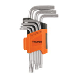 JUEGO DE 7 PIEZAS LLAVES TORX CORTAS