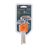 JUEGO DE 7 PIEZAS LLAVES TORX LARGAS