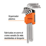 JUEGO DE 7 PIEZAS LLAVES TORX LARGAS
