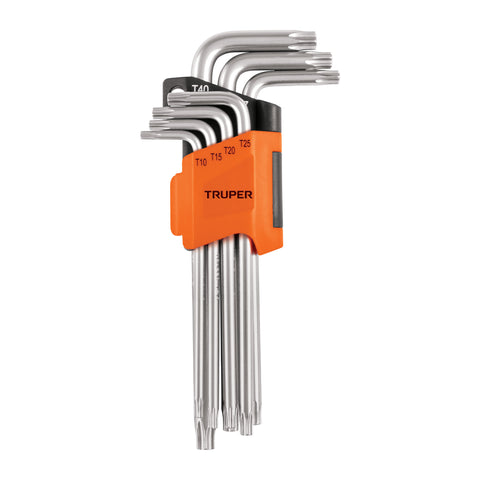JUEGO DE 7 PIEZAS LLAVES TORX LARGAS