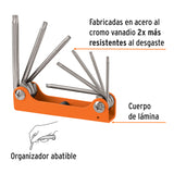 JGO 8 LLAVE TORX 'L' T9-T40 TIPO NAVAJA