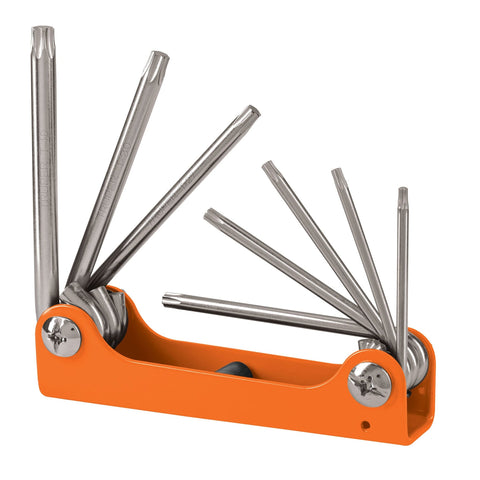 JGO 8 LLAVE TORX 'L' T9-T40 TIPO NAVAJA