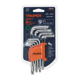 JGO 9 LLAVE TORX 'L' T10-T50 EST/PLAST