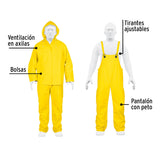 TRAJE DE PROTECCIÓN, 3 PIEZAS, TALLA MEDIANA