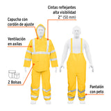 TRAJE DE PROTECCIÓN CON REFLEJANTES, TALLA EXTRAGRANDE