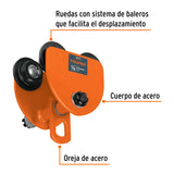 TROLE DE CARGA 1/2 TON PARA VIGAS IPS E IPR AJUSTABLE