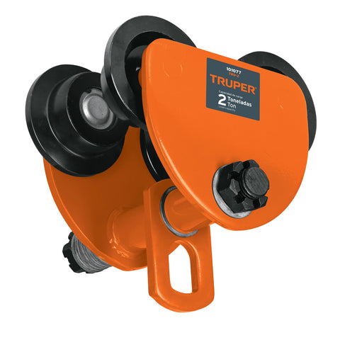 TROLE DE CARGA 2 TON PARA VIGAS IPS E IPR, AJUSTABLE, TRUPER