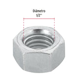 TUERCA GALVANIZADA 1/2" POR PIEZA