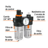 UNIDAD DE LIMPIEZA Y LUBRICACION 1/4NPT