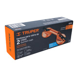 VENTOSA DE ALUMINIO PARA VIDRIO, 2COPAS DE SUCCION TRUPER