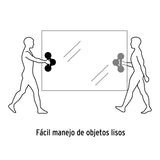 VENTOSA DE ALUMINIO PARA VIDRIO, 3 COPAS DE SUCCISN, TRUPER