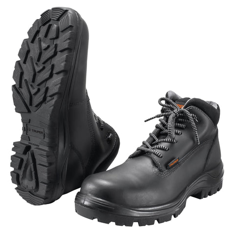 ZAPATOS INDUSTRIALES CON CASQUILLO, #27, NEGRO