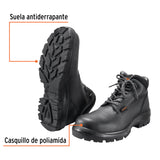 ZAPATOS INDUSTRIALES CON CASQUILLO, #28, NEGRO