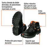 ZAPATOS DIELÉCTRICOS CON CASQUILLO, #27, NEGRO