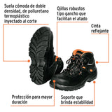 ZAPATOS DIELÉCTRICOS CON CASQUILLO, #28, NEGRO