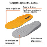 ZAPATOS DIELÉCTRICOS CON CASQUILLO, #30, NEGRO
